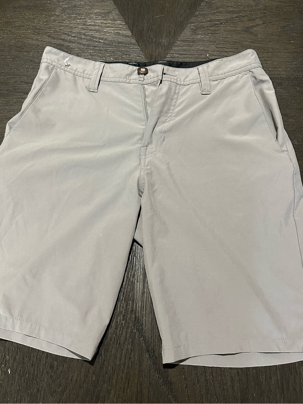 Volcom Men's Flat Front Shorts Gray